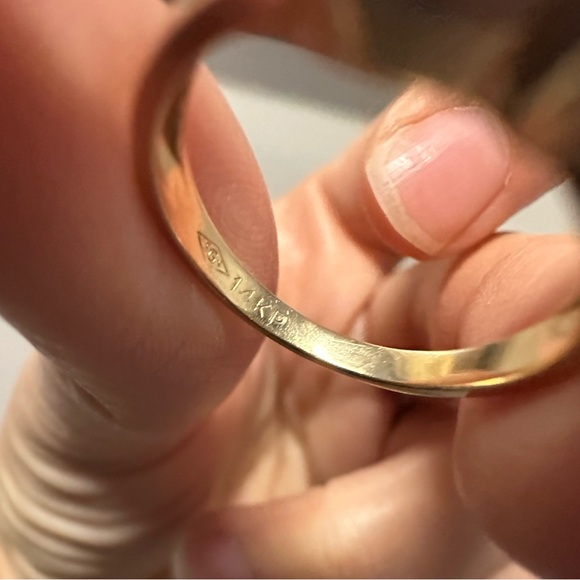 14K YG ruby and diamond ring - Picture 5 of 5